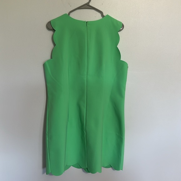 J. Crew Green Scalloped Dress - Picture 5 of 6